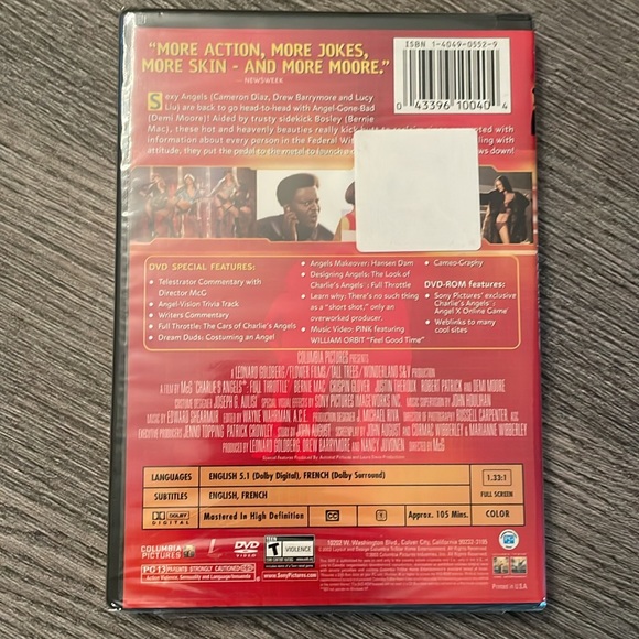 Charlie’s Angels Full Throttle DVD / BUNDLE AND SAVE ON MOVIES - Picture 2 of 7